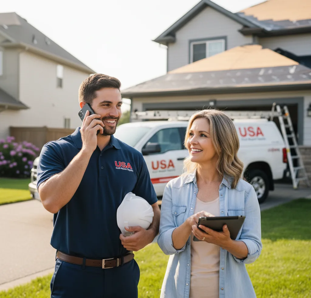 USA Roof Repair Experts customer support in Bell